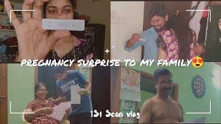 My Family Reaction  1st Scan Vlog  Tamilmallucouple [upl. by Odnavres]