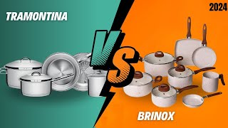 Tramontina ou Brinox Qual o melhor CONJUNTO DE PANELAS [upl. by Villada]