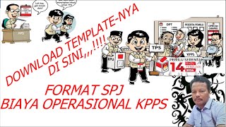 Download format lengkap spj KPPS di sini gratis kpps2024 pemilu2024 pps kpu spjops template [upl. by Mayhs]