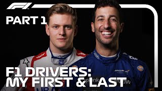 2021 F1 Drivers  My First amp Last  Part 1 [upl. by Johan]