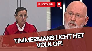 Wauw PVVminister Faber SLO0PT Timmermans volledig Timmermans licht het VOLK OP [upl. by Ligriv993]