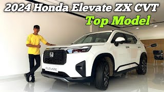 अब Creta कौन लेगा  🤔  2024 Honda Elevate ZX CVT  Top Model  Full Review [upl. by Anyl770]