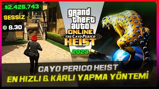 GTA ONLINE  CAYO PERICO HEISTI EN HIZLI VE KÂRLI YAPMA YÖNTEMİ Elite Challenge 2023 Güncel [upl. by Kakalina405]