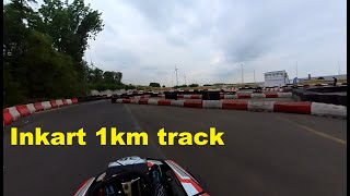 Karting Inkart Puurs 1km indooroutdoor track 2023  116quot6 [upl. by Aim]