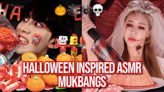 HALLOWEEN inspired asmrmukbangs 🎃🕸🕷 [upl. by Rosemary]