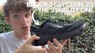 Brooks Glycerin 20 GTS Cushioned Stability  Sub 2 [upl. by Iam218]