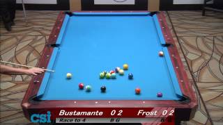 CSI 2013 US Open One Pocket Frost vs Bustamante [upl. by Oimetra]