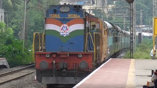 7 Morning Trains at Kasarwadi FtDeccan QueenPushPull IntercityHumsafarChennai Express [upl. by Jem]