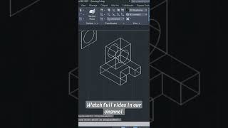 AutoCAD 3D tutorial for beginners AutoCAD 3D practice drawing AutoCAD 3D Modeling autocadshorts [upl. by Lanfri]