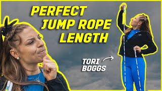 4 Tips to Find Your PERFECT Jump Rope Length  How To Size [upl. by Takeo110]