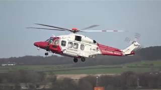 HMCG AugustaWestland AW189 Rescue199 4k [upl. by Airamak]