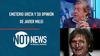 quotLe tengo miedo a Milei es muy peligroso para Argentinaquot Emeterio Ureta [upl. by Hurlow]