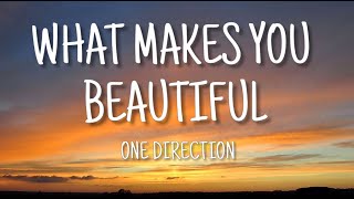 What Makes You Beautiful Lyrics  One Direction [upl. by Baumann]