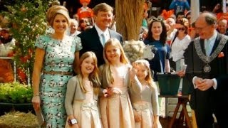 Prinsesjes bij Koningsdag 2014 in Amstelveen [upl. by Faunie585]