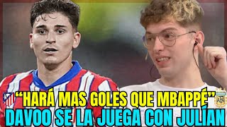 DAVOO XENEIZE DEFIENDE A JULIÁN ALVAREZ Y AL CHOLO SIMEONE [upl. by Jonah513]