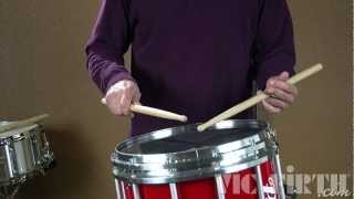 Vic Firth Rudiment Lessons Flam Paradiddle Diddle [upl. by Asum]