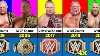 Brock Lesnar All Championship Wins in WWE [upl. by Wyndham619]