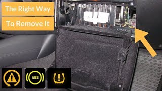 REMOVING TIRE PRESSURE LIGHT FOREVER E90E91E92E93 [upl. by Hgielrebmik]