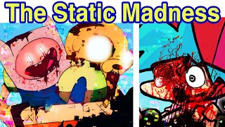 Friday Night Funkin’ Pibby Finn Kills Bf  Static Madness CANCELED  Adventure Time FNF Mod [upl. by Lavinie]