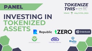 Investing in Tokenized Assets  TokenizeThis 2024 [upl. by Barimah]