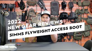 The Simms Flyweight Access Wading Boot  2022 New Gear Reviews [upl. by Rivy]