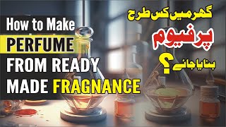 How to make Perfume from ready Made fragrance Shahbaz Talib Jammu The Entrepreneur [upl. by Alyk]