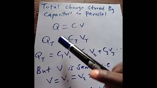 Charge stored by Capacitors in Parallel [upl. by Haidabo]