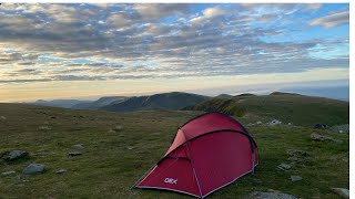 Helvellyn Via Striding Edge amp Squirrel Edge Knife Edge Ridge Hike Lake District [upl. by Nerha456]