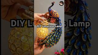 DIY LUXURIOUS Lamp for Diwali Home Decor shorts diy craft youtubeshorts art Kalyaniscorner [upl. by Freytag649]