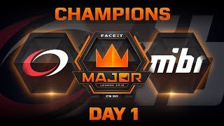 Complexity vs MIBR  Train FACEIT Major London 2018 [upl. by Sidwel742]