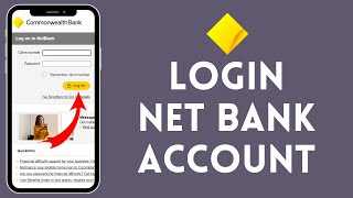 Commbank Internet Banking Login How to Sign in to Commonwealth Online Banking Account 2024 [upl. by Denis]