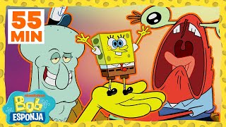 1 HORA de lo mejor de Bob Esponja Temporada 11  Parte 2  Bob Esponja en Español [upl. by Ennis926]