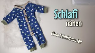 Schlafanzug  Nähanleitung OHNE Schnittmuster  Für Anfänger  Nähtinchen [upl. by Arhoz858]