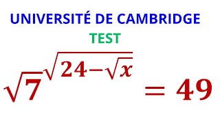 Test  Université de Cambridge [upl. by Dowell]