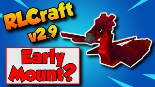 RLCraft 29 Amphithere Taming 🐦 Early Flying Mount In RLCraft 29 [upl. by Enymsaj181]