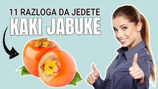 Japanska jabuka kaki za šta je dobra i kako se jede  recepti [upl. by Leahcimdivad]