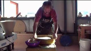 2014 Josh DeWeese Throwing Assembling Shaping and Moving Large Jar Start to Finish  Teton Arts Co [upl. by Llenral]