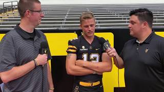 App State Football Media Day 2018 Zac Thomas [upl. by Carmita]