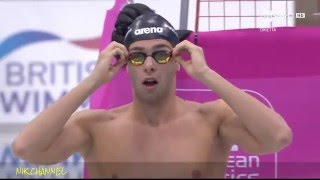 PaltrinieriDetti  ORO e ARGENTO 1500 sl  Europei di nuoto Londra 2016 [upl. by Nessie]