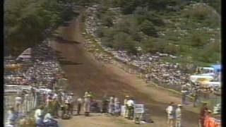 British 500cc Motocross GP Hawkstone Park 1984 Part 2 [upl. by Braswell308]