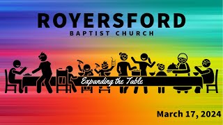 Royersford Baptist Church Worship March 17 2024 [upl. by Yusuk]