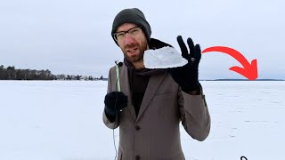 Lake Couchiching Ice Report Jan 7th 2024 [upl. by Halyahs]