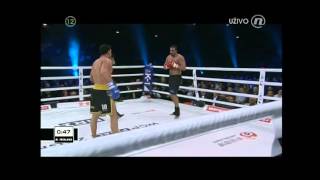 Badr Hari VS Zabit Samedov [upl. by Ivgnout]