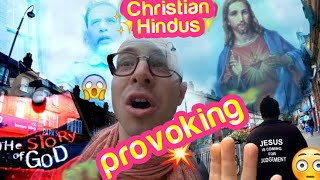 Christian Hindus provoking in London [upl. by Seed]