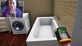 House Flipper Game  Part 3  MAJOR Bathroom Remodel [upl. by Priscilla]