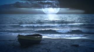 iStock Fantastic landscape video background Moonlight at the sea ocean HD1080 [upl. by Ynaffi444]