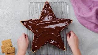 Easy Star Cake Recipe For Your Next Birthday Cake [upl. by Nomelihp723]