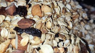 How to make granola granola homemade breakfast breakfastrecipe real life story [upl. by Atikam]