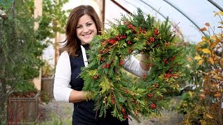 How to Make A Winter Wreath [upl. by Notsniw207]