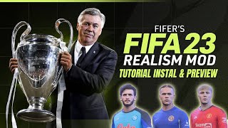 MENCOBA FIFERS REALISM MOD FIFA 23  1000 NEW FACE amp UPDATE SQUAD 2324 amp NEW TATTOOS fifa23 [upl. by Joung]